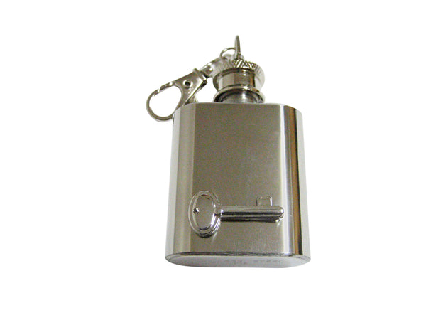 Key Pendant 1 Oz. Stainless Steel Key Chain Flask
