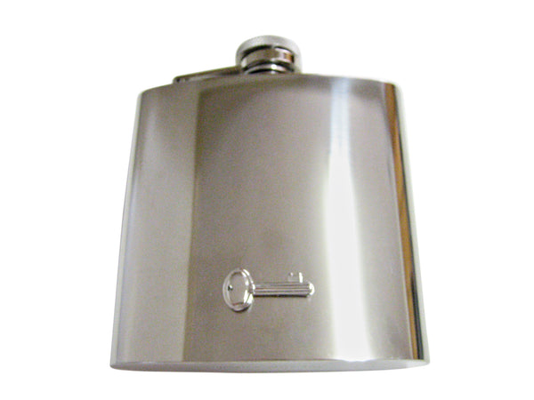 Key Pendant 6 Oz. Stainless Steel Flask