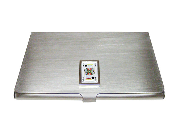 King of Spades Business Card Holder