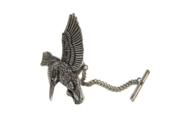 Flying Kingfisher Bird Tie Tack