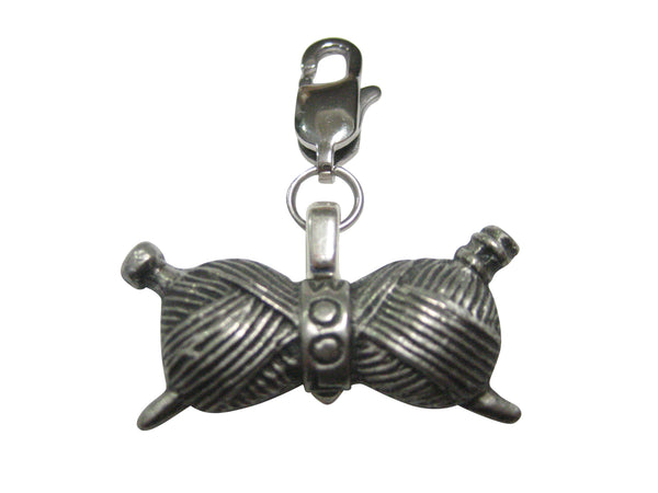 Knitting Wool Yarn Pendant Zipper Pull Charm