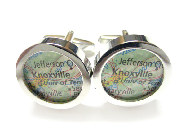 Knoxville Tennessee Map Cufflinks