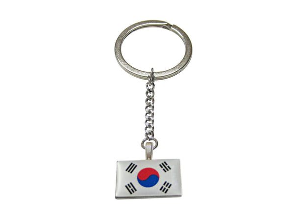 Korea Flag Pendant Keychain