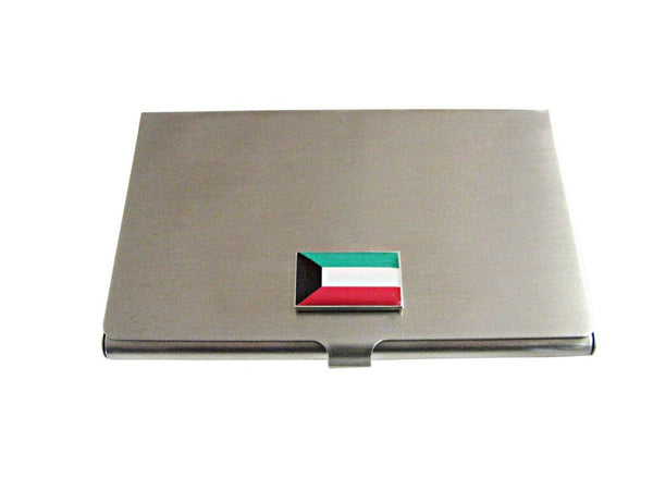 Kuwait Flag Pendant Business Card Holder
