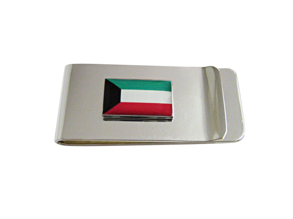 Kuwait Flag Pendant Money Clip