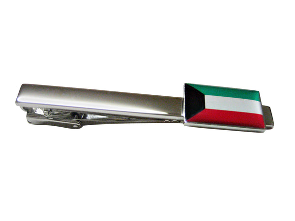 Kuwait Flag Square Tie Clip