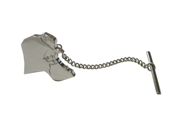 Kuwait Map Shape Tie Tack