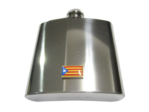 La Senyera Estelada Catalonia Flag 6oz Flask