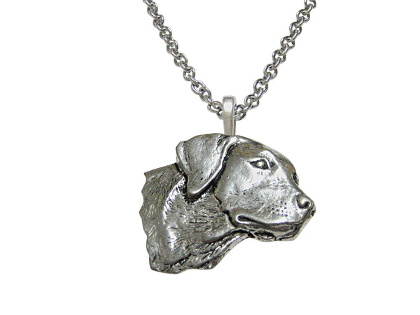 Labrador Dog Head Pendant Necklace