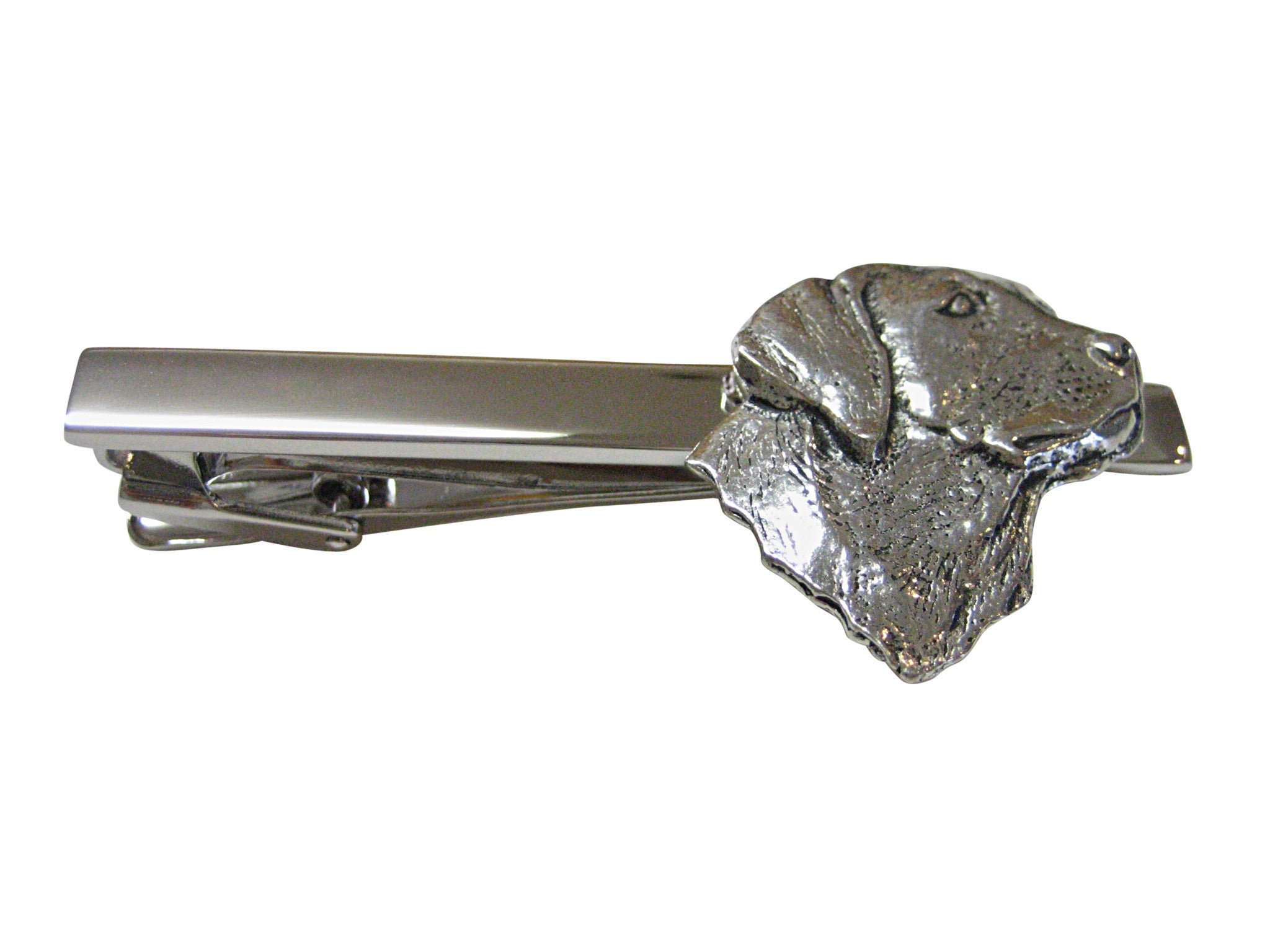 Labrador Dog Head Square Tie Clip