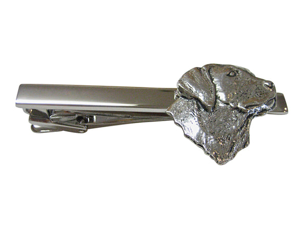 Labrador Dog Head Square Tie Clip