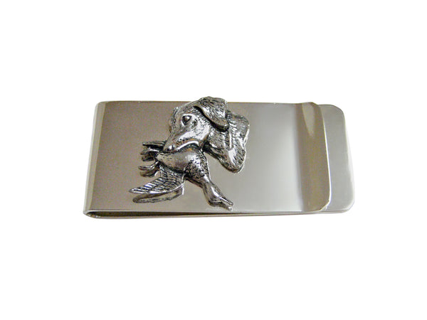 Labrador Dog with Duck Money Clip