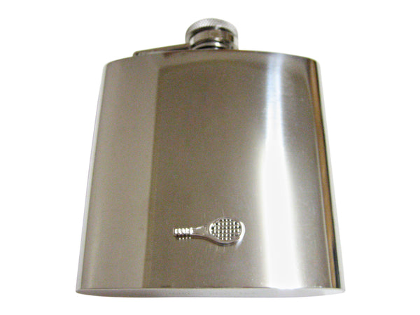 Lacrosse Stick 6 Oz. Stainless Steel Flask