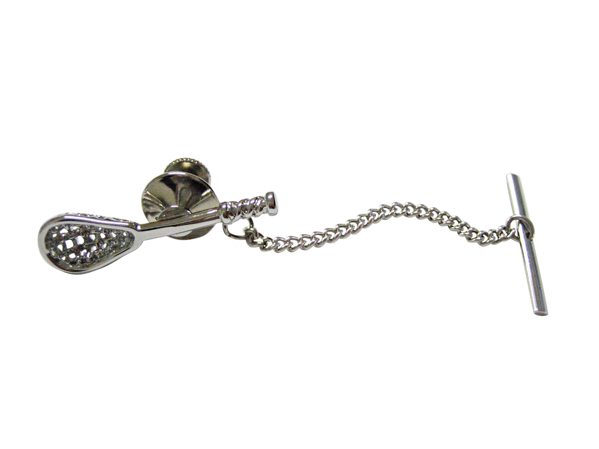 Lacrosse Stick Sport Tie Tack