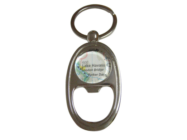 Lake Havasu Map Key Chain Bottle Opener
