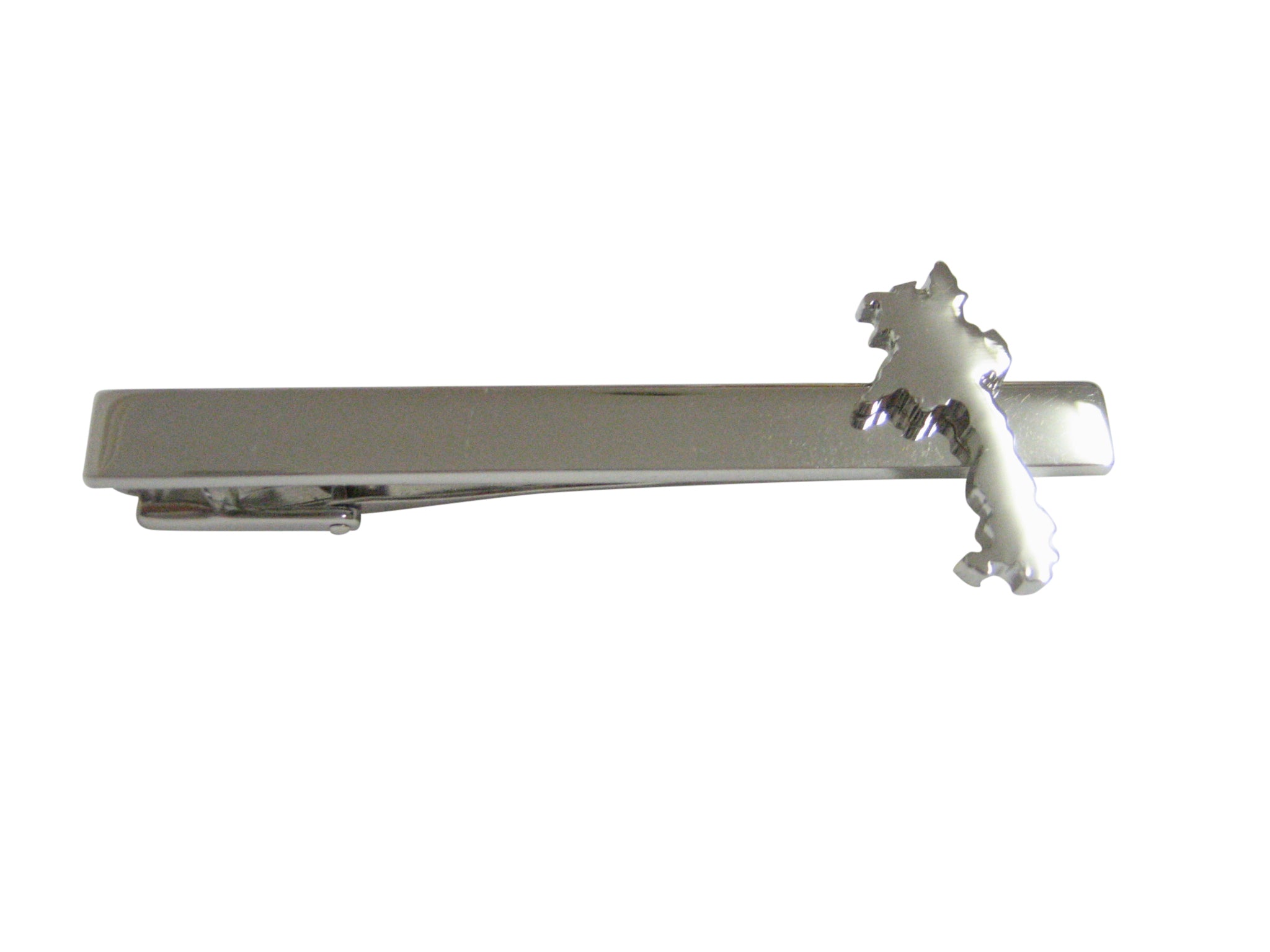 Laos Map Shape Square Tie Clip