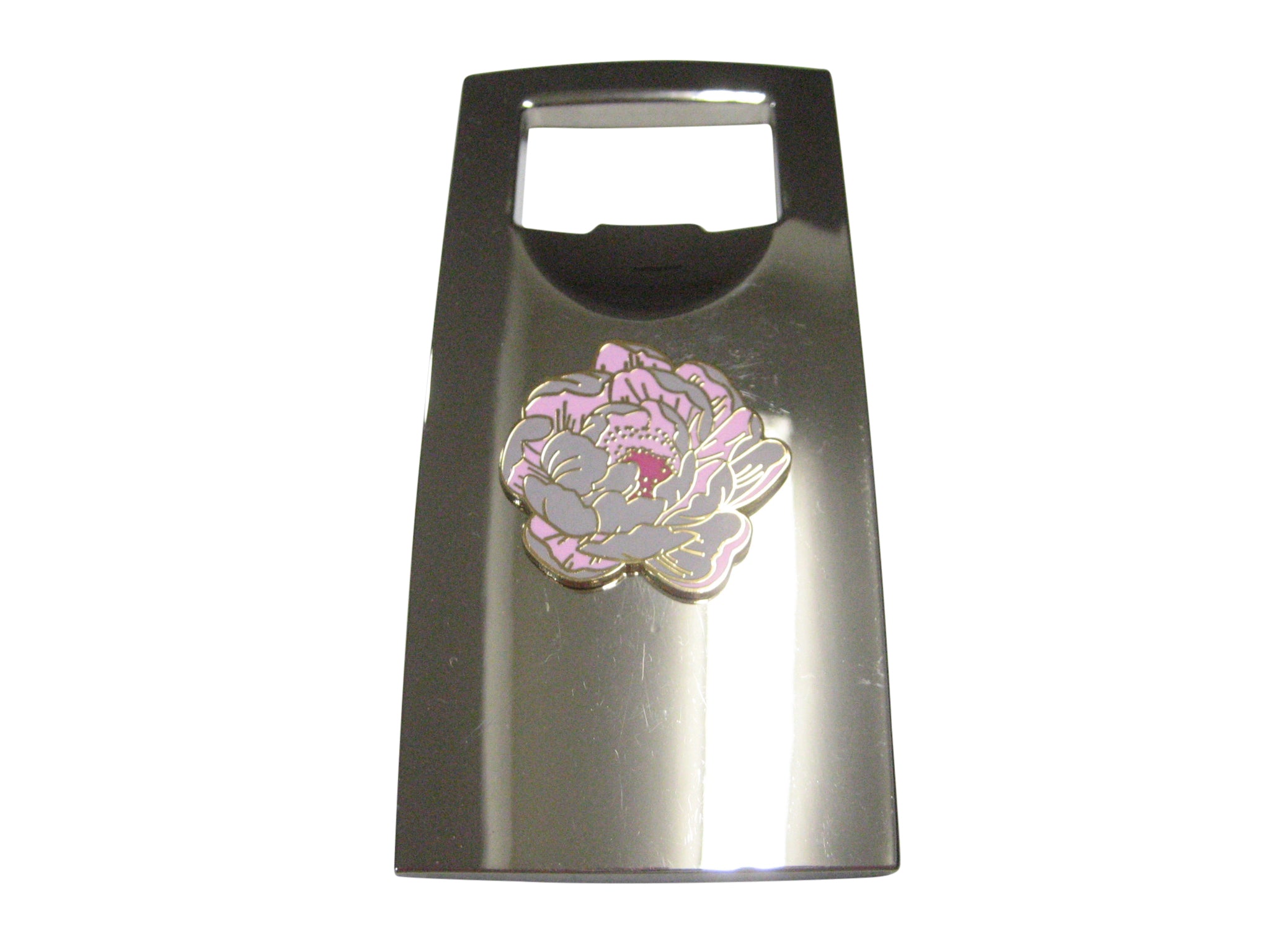 Large Colorful Peony Flower Bottle Opener