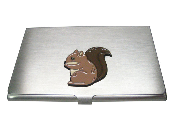 Large Colorful Squirrel Business Card Holder