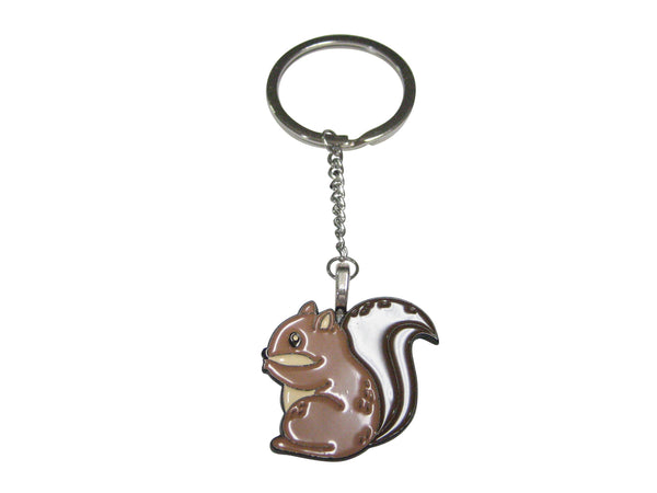 Large Colorful Squirrel Pendant Keychain