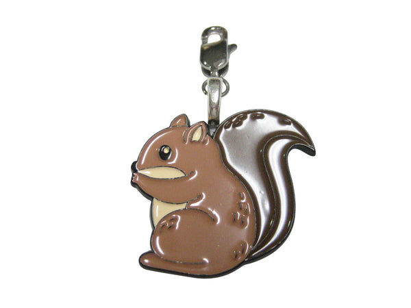 Large Colorful Squirrel Pendant Zipper Pull Charm