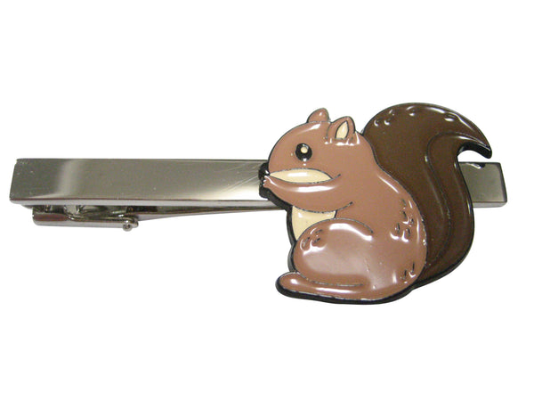 Large Colorful Squirrel Tie Clip