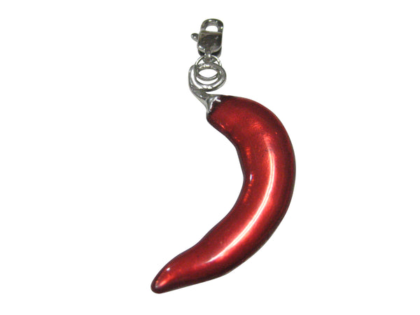 Large Red Hot Chili Pepper Pendant Zipper Pull Charm