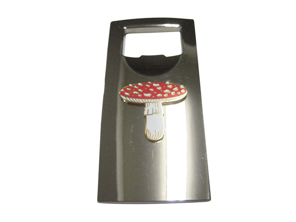 Large Red Toned Mushroom Fungus Bottle Opener
