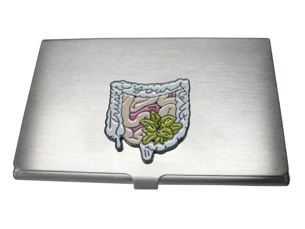 Large Trust Your Gut Business Card Holder