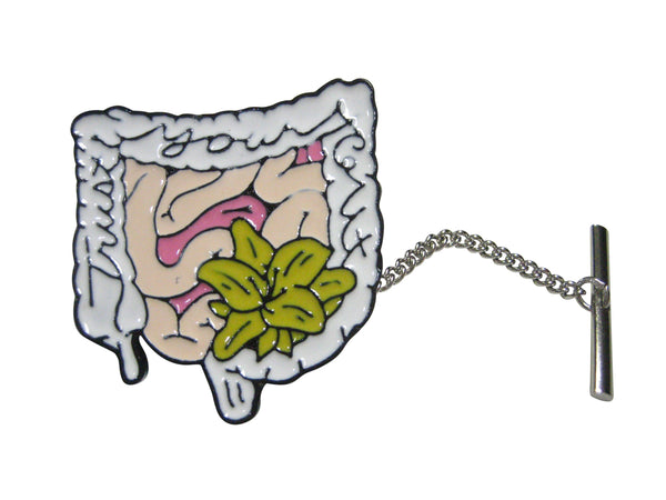 Large Trust Your Gut Tie Tack