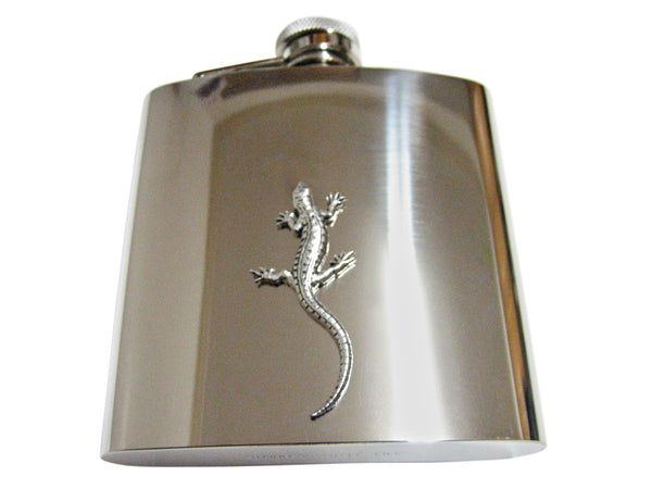 Large Lizard Gecko 6 Oz. Stainless Steel Flask