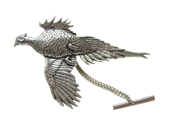 Large Pheasant Bird Tie Tack