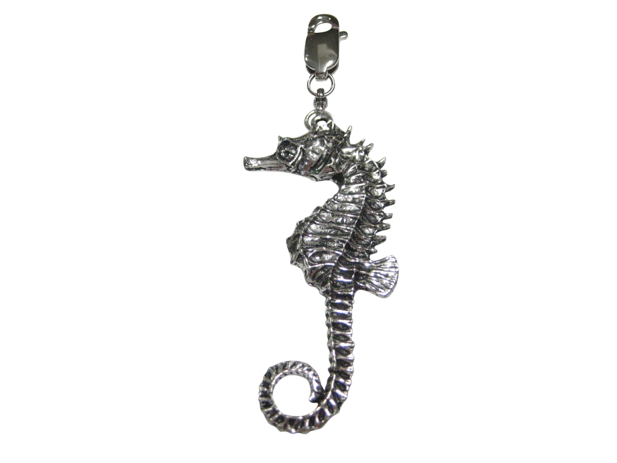 Large Sea Horse Pendant Zipper Pull Charm