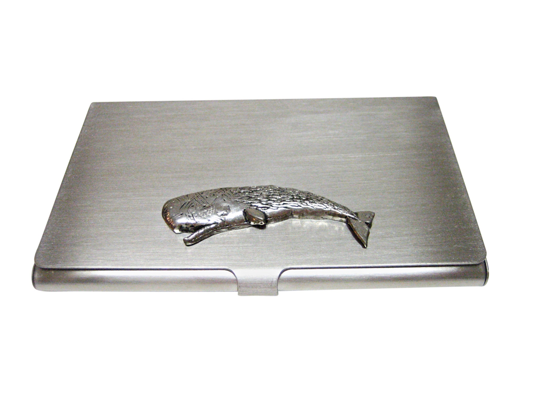 Large Whale Pendant Business Card Holder