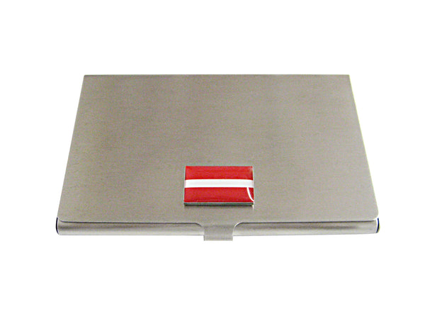Latvia Country Flag Business Card Holder