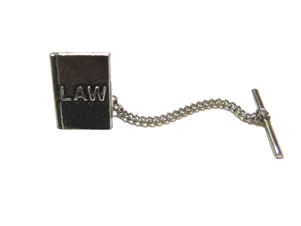 Law Justice Book Tie Tack