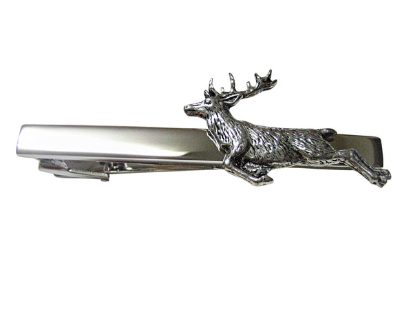 Leaping Deer Square Tie Clip