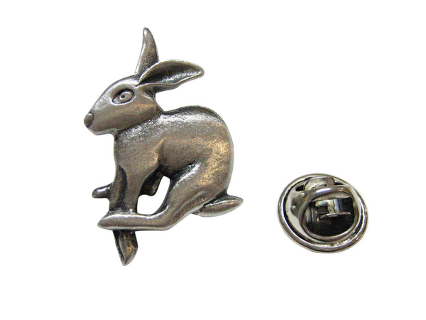 Leaping Rabbit Lapel Pin