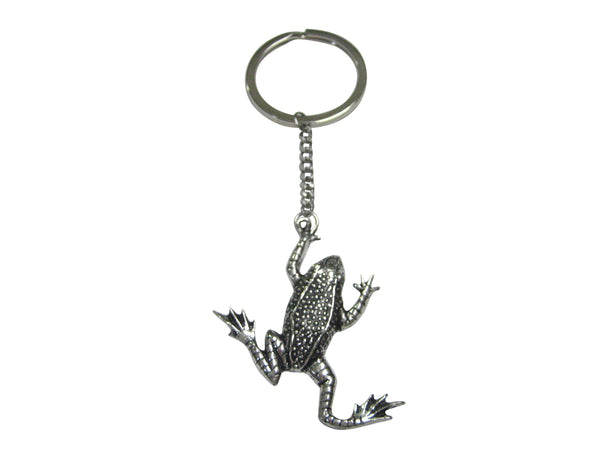 Leaping Toad Frog Pendant Keychain