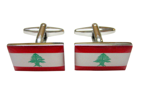 Lebanon Flag Cufflinks