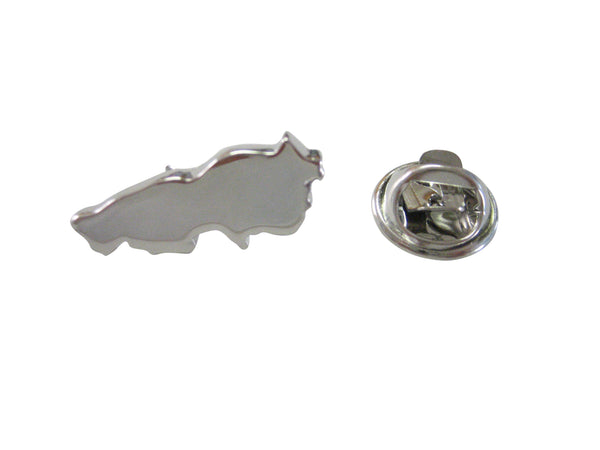 Lebanon Map Shape Lapel Pin