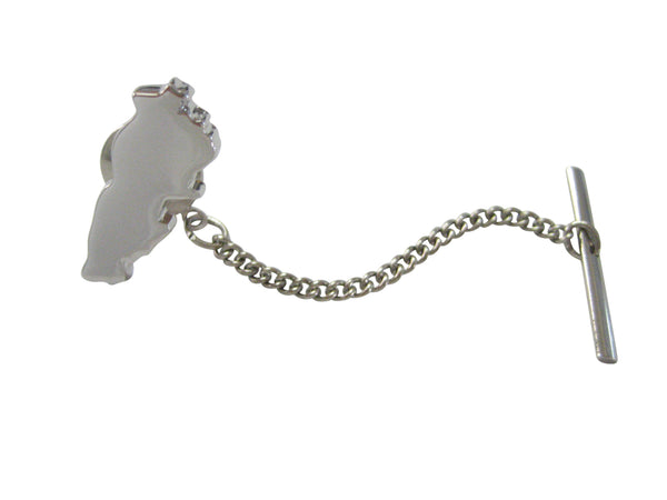 Lebanon Map Shape Tie Tack