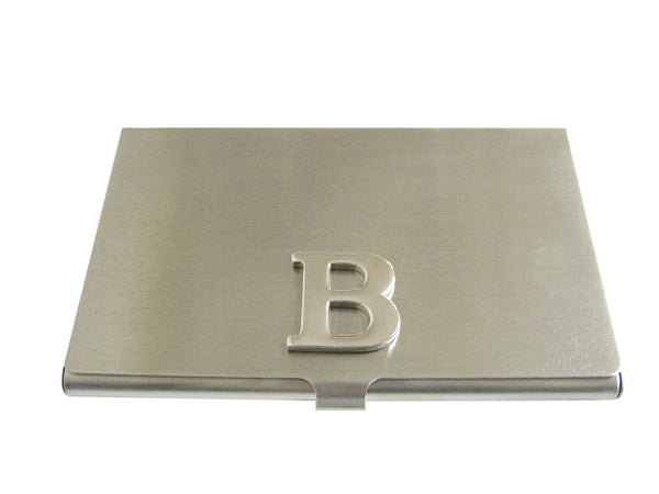 Letter B Monogram Business Card Holder