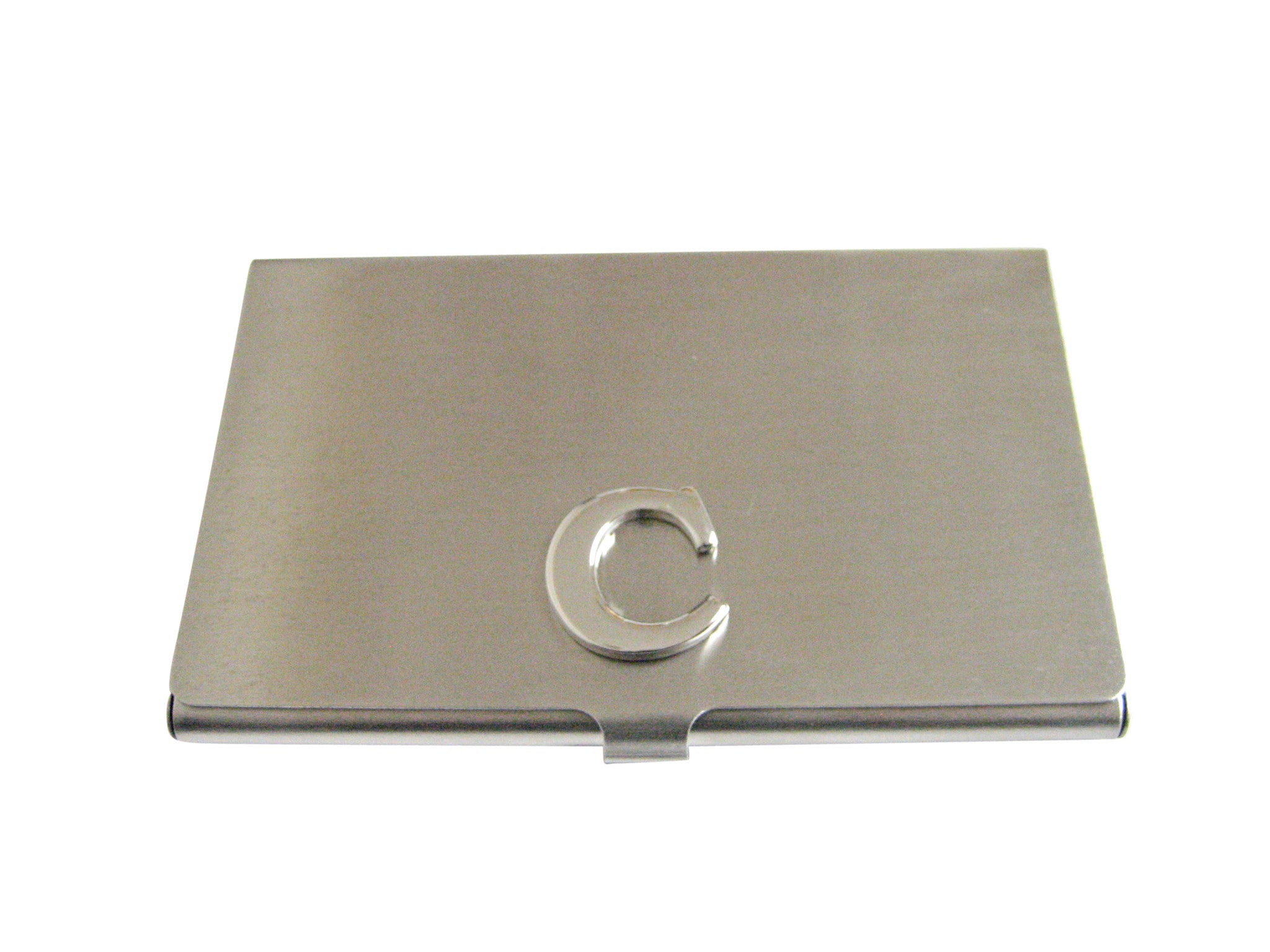 Letter C Monogram Business Card Holder