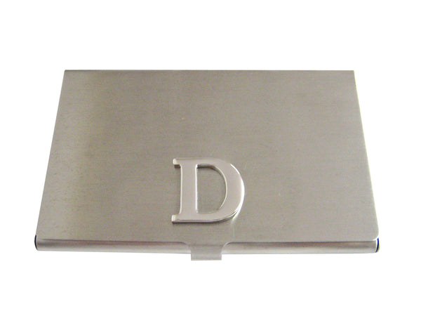 Letter D Monogram Business Card Holder