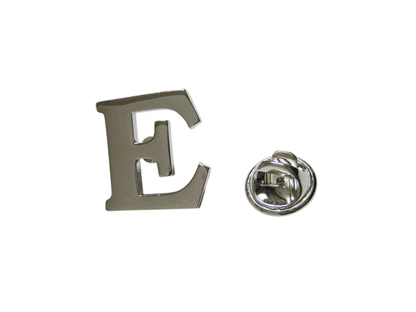 Letter E Lapel Pin