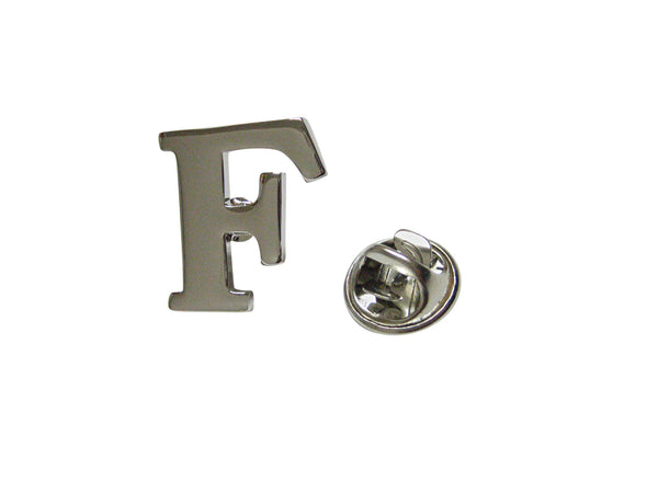 Letter F Lapel Pin