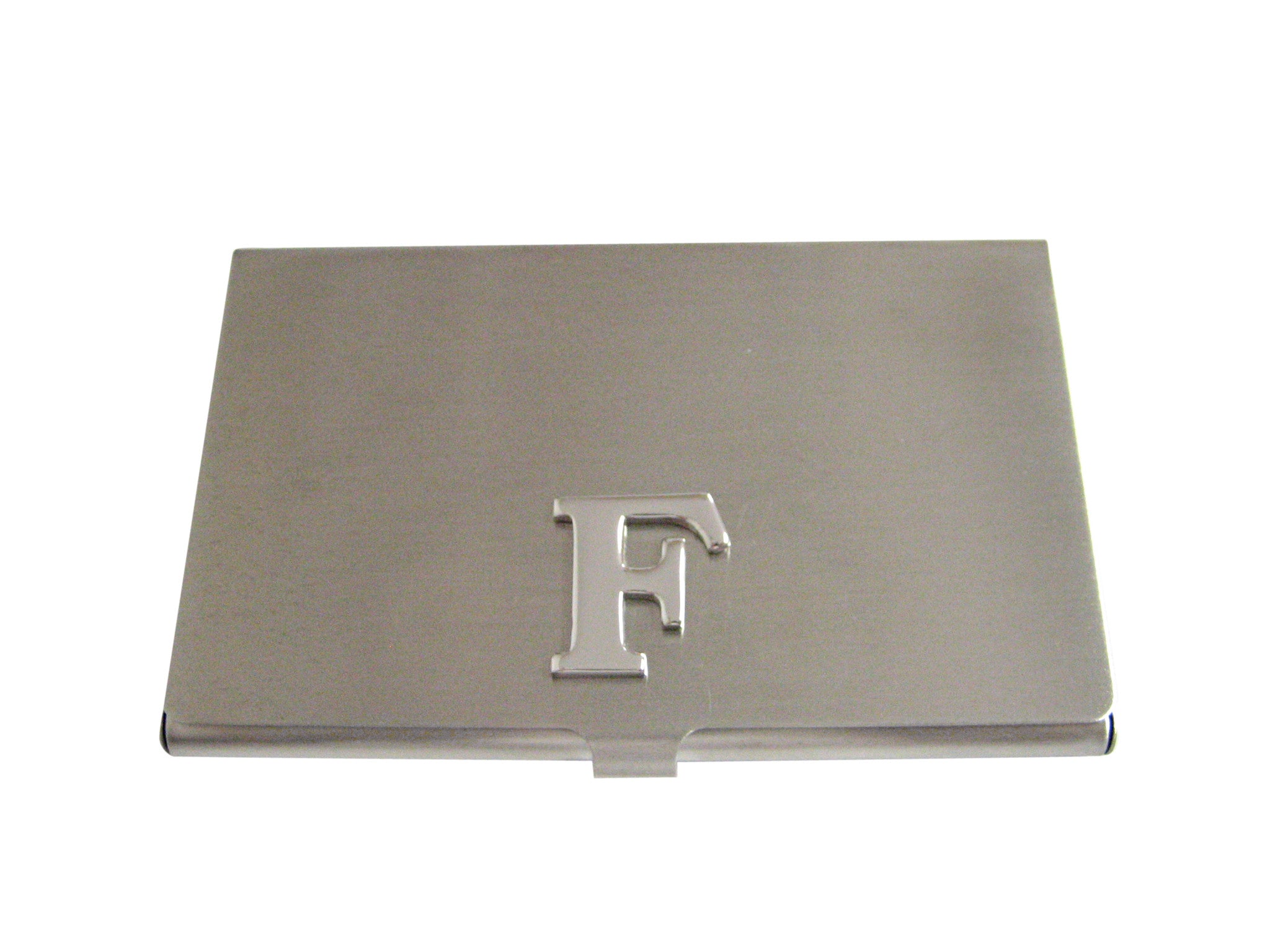 Letter F Monogram Business Card Holder