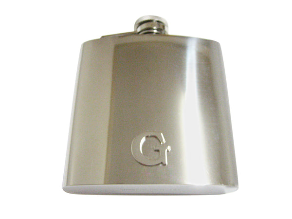 Letter G Monogram 6 Oz. Stainless Steel Flask