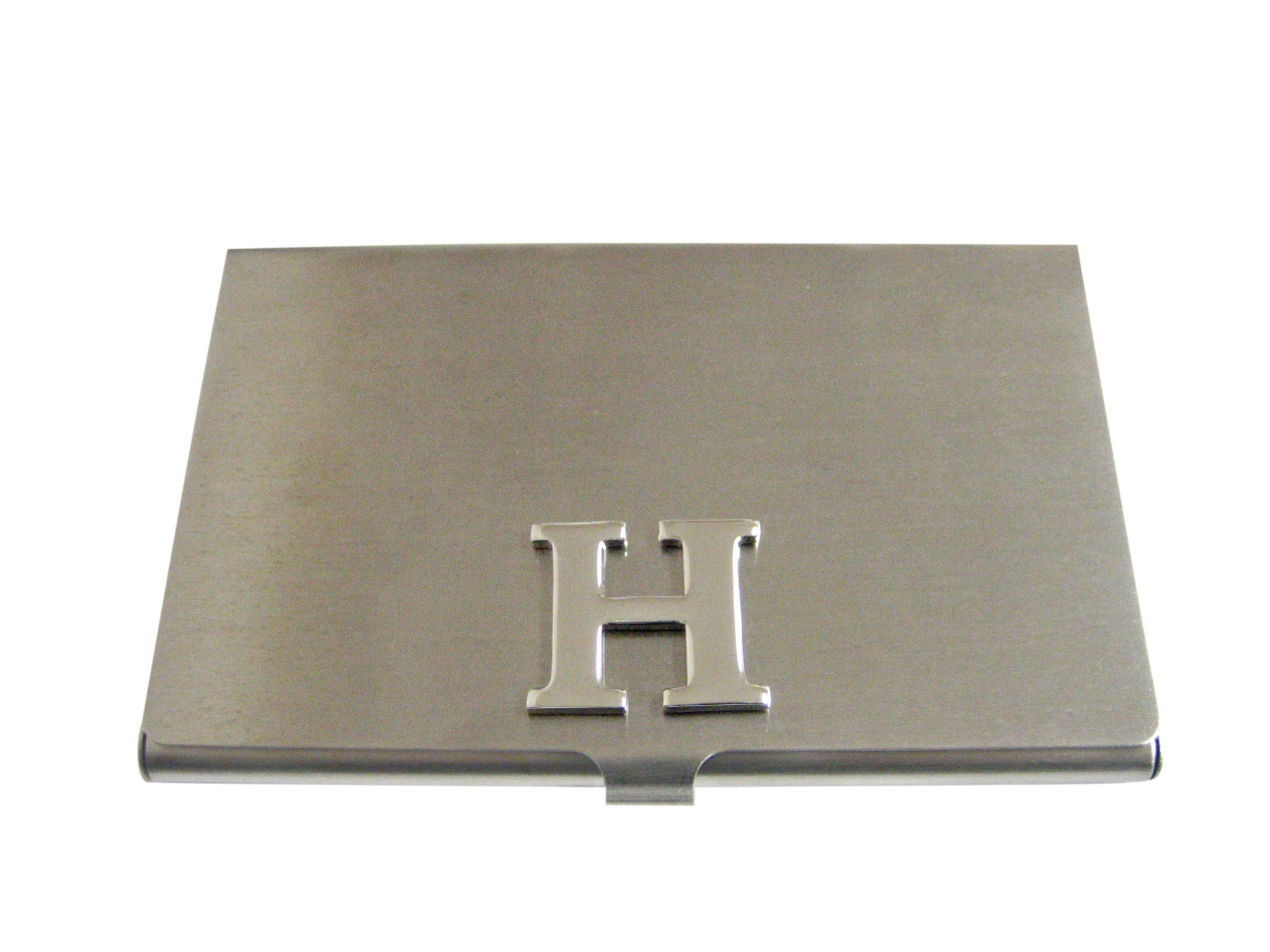Letter H Monogram Business Card Holder