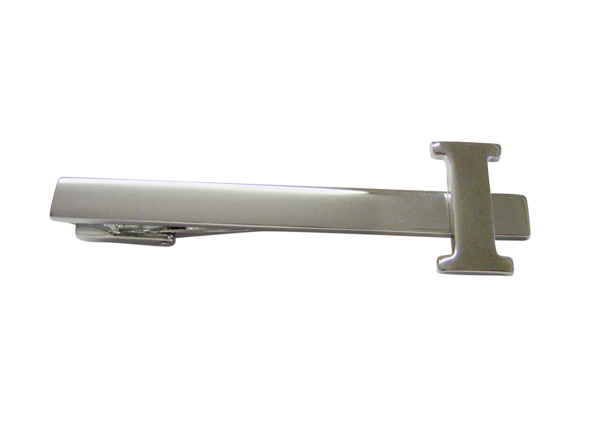 Letter I Monogram Square Tie Clip